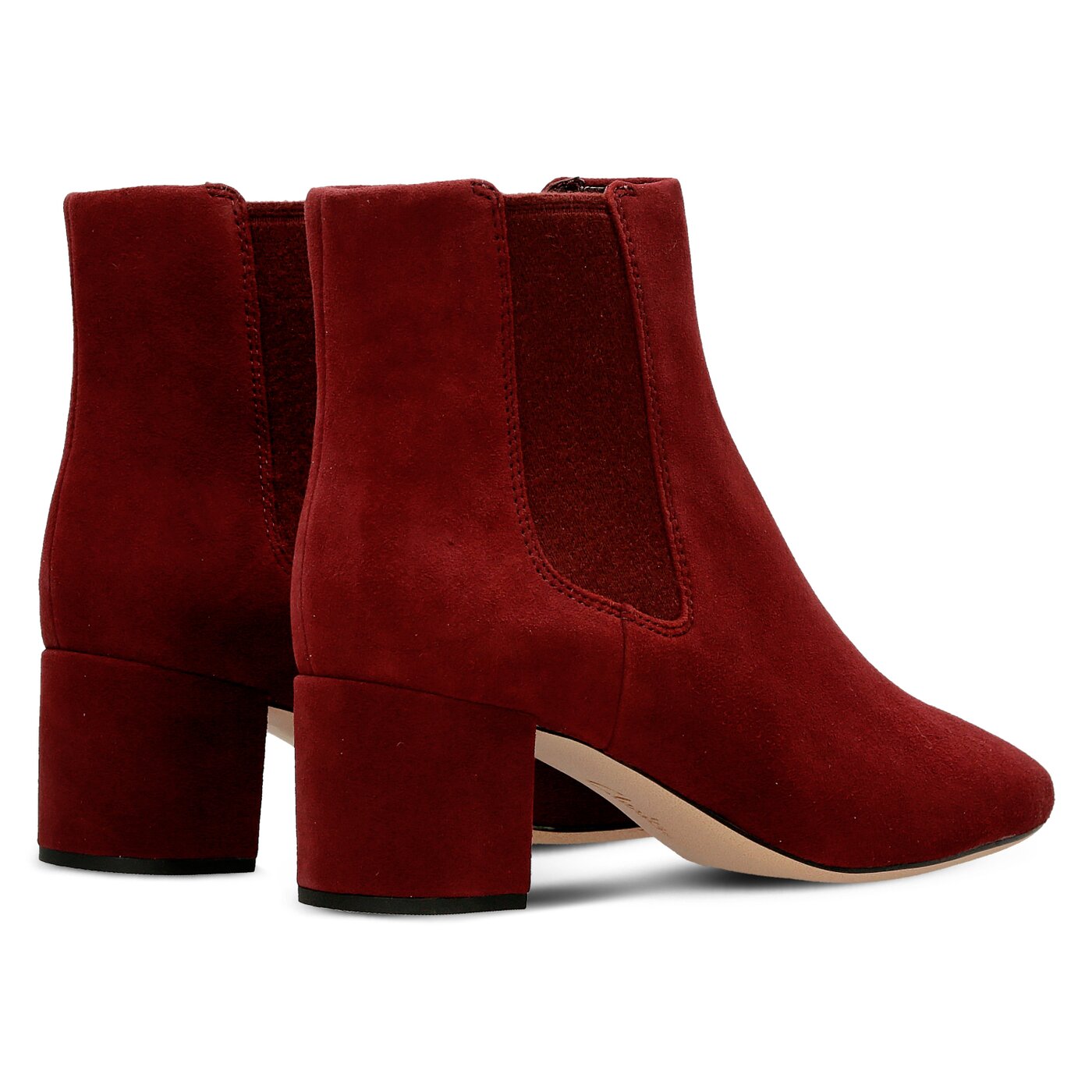 Damskie botki / sztyblety CLARKS ORABELLA ANNA 26128113 kolor bordowy