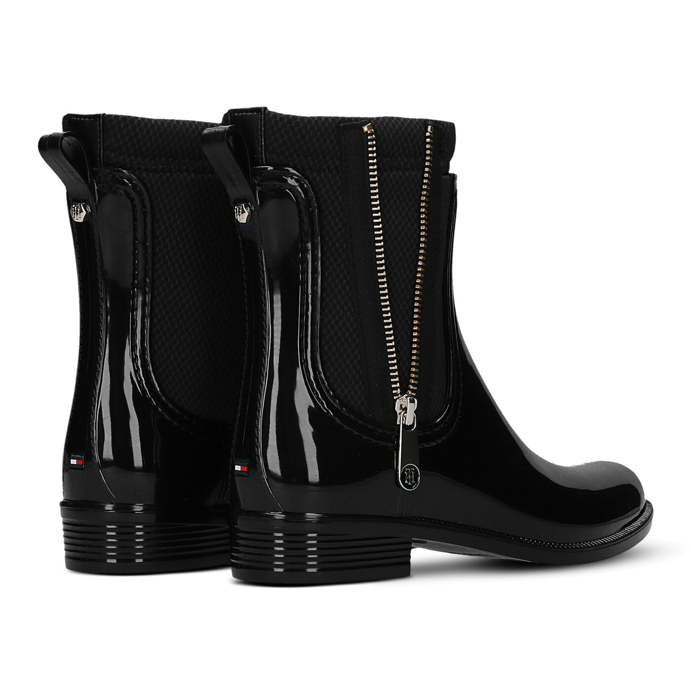 Damskie kalosze (buty gumowe) TOMMY HILFIGER O1285DETTE 4R fw56821552990 kolor czarny