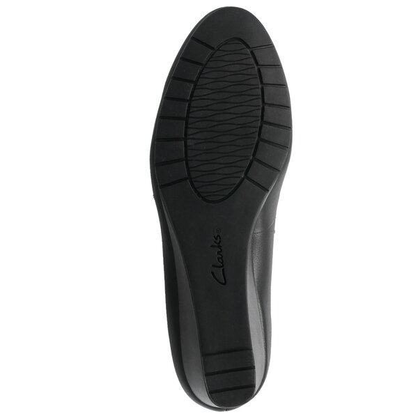 Damskie baleriny (buty) CLARKS VENDRA BLOOM 26120076 kolor czarny
