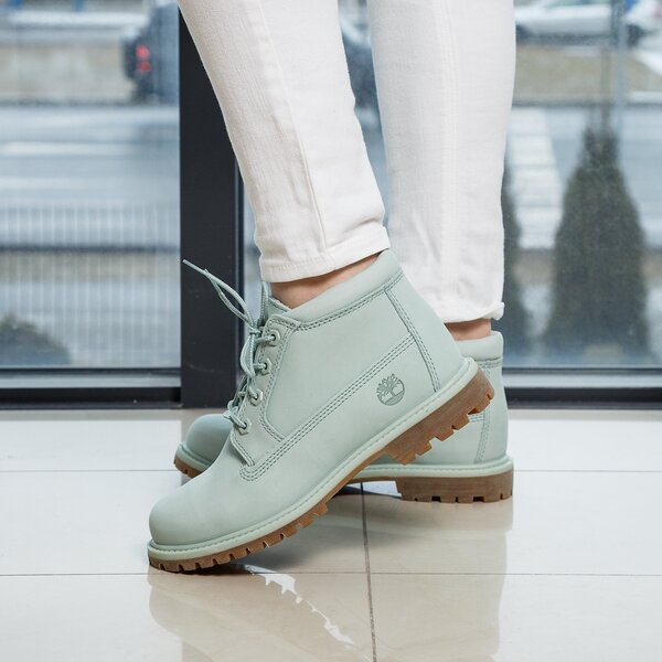 Damskie trapery TIMBERLAND NELLIE CHUKKA DOUBLE a1hfn kolor zielony