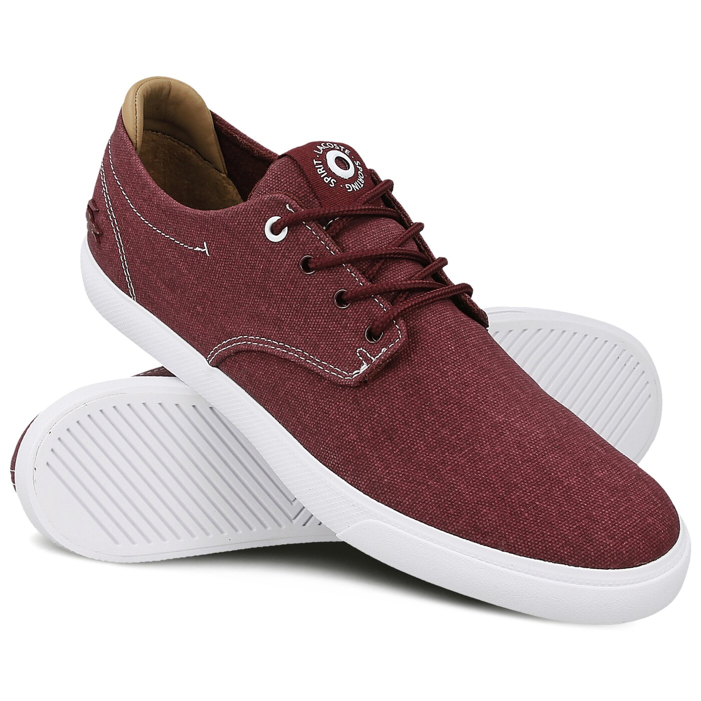 Męskie trampki LACOSTE ESPARRE 118 2 735cam0024rd3 kolor bordowy