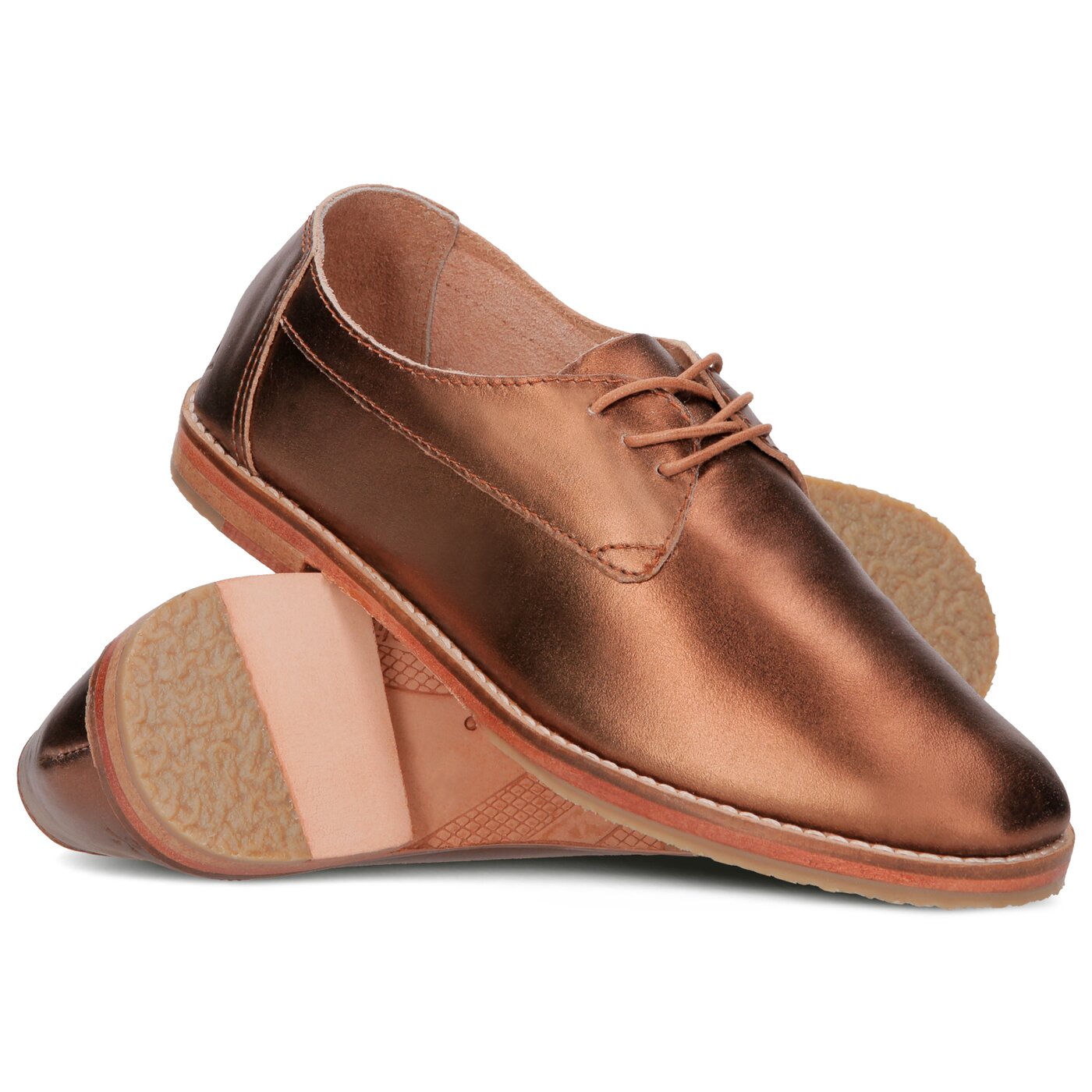 Damskie półbuty EMU RIDDOCH w11908bronze kolor złoty