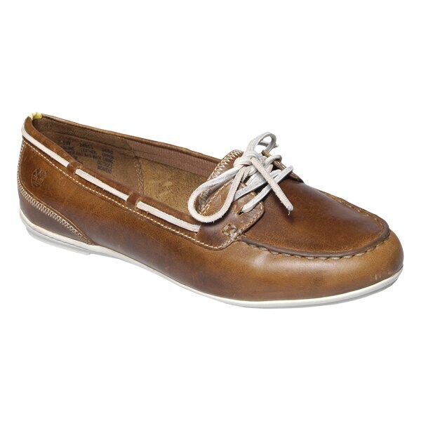 Damskie mokasyny i półbuty TIMBERLAND EK BELLE ISLAND LONG BOAT SHOE 24653 kolor brązowy