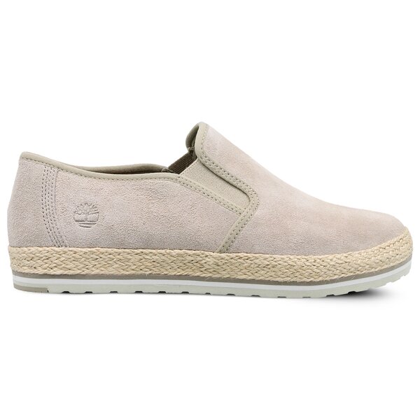Damskie espadryle TIMBERLAND EIVISSA SEA LTHR SLIP ON a1mc1 kolor beżowy