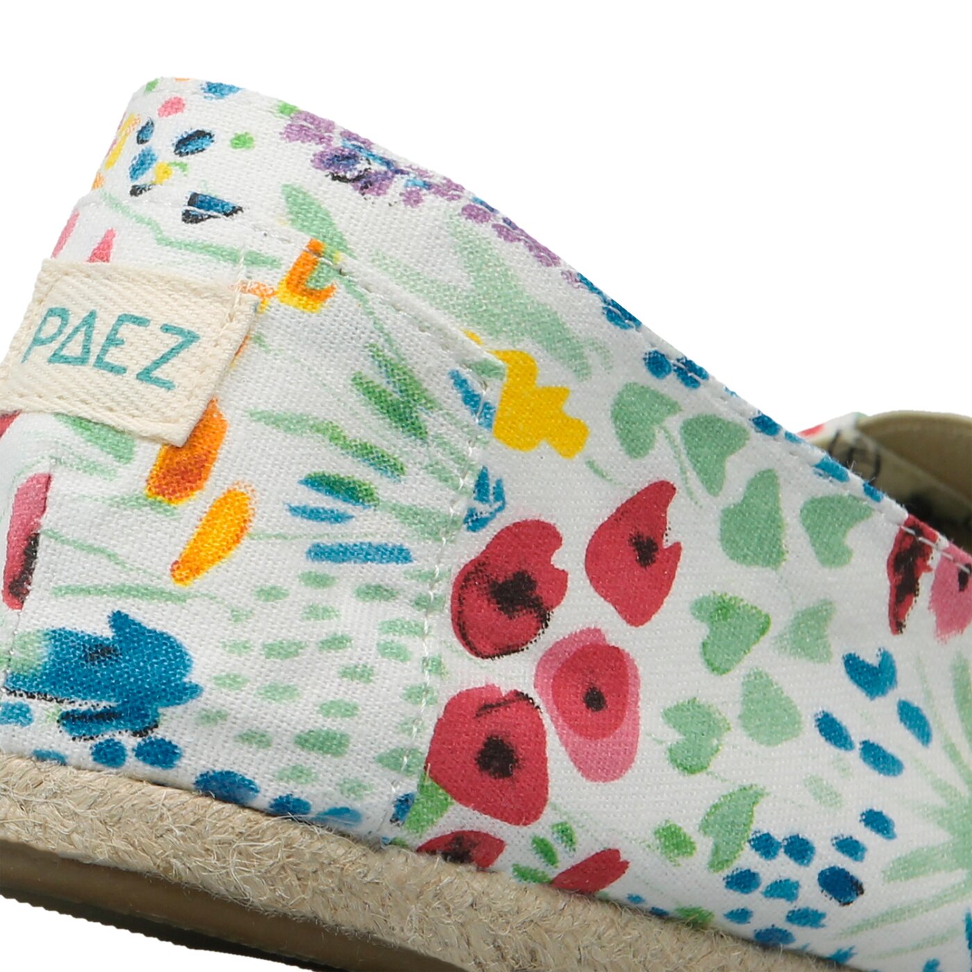 Damskie espadryle PAEZ ORIGINAL RAW PRINT FELIZIA 1830201s00-800 kolor biały