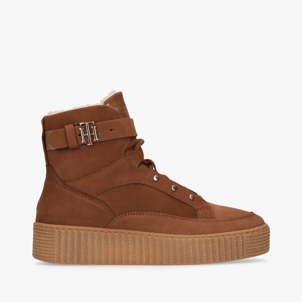 tommy hilfiger tommy warm lined lace up bootie