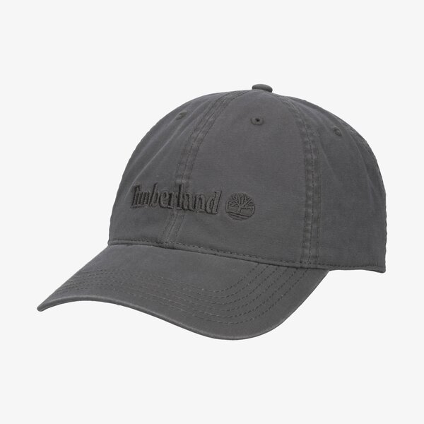 Damska czapka z daszkiem TIMBERLAND CZAPKA COTTON CANVAS tb0a1e9ij551 kolor szary