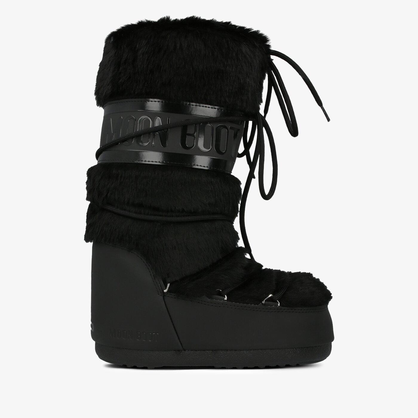Damskie śniegowce MOON BOOT CLASSIC FAUX FUR  14089000001 kolor czarny
