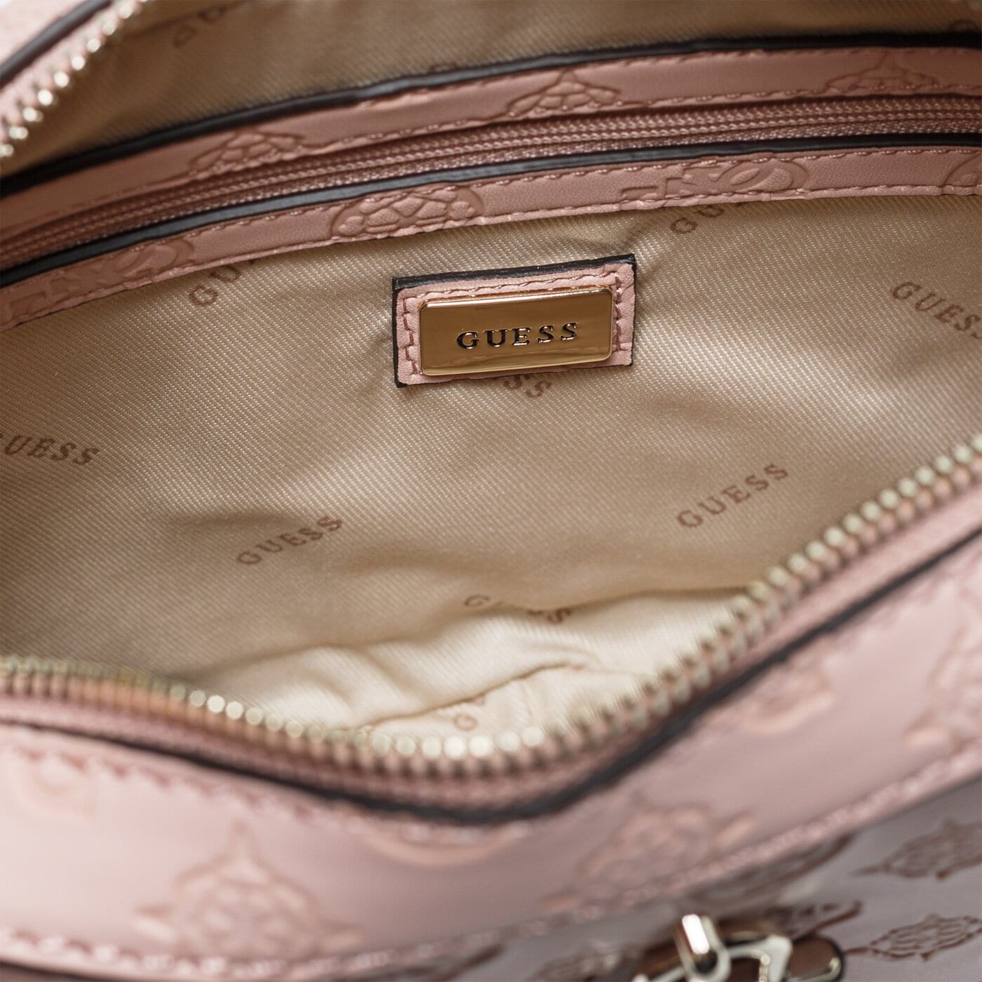 Damska torebka GUESS TOREBKA KAMRYN CROSSBODY TOP ZIP hwpi6691120rso kolor różowy