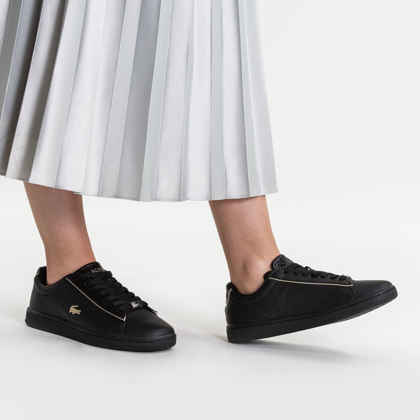 Damskie sneakersy (buty) LACOSTE CARNABY EVO 0721 3 SFA 741sfa003202h kolor czarny