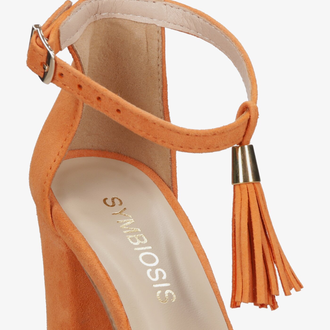 Damskie szpilki / czółenka SYMBIOSIS SANDALS BLANCA syws122004 kolor pomarańczowy