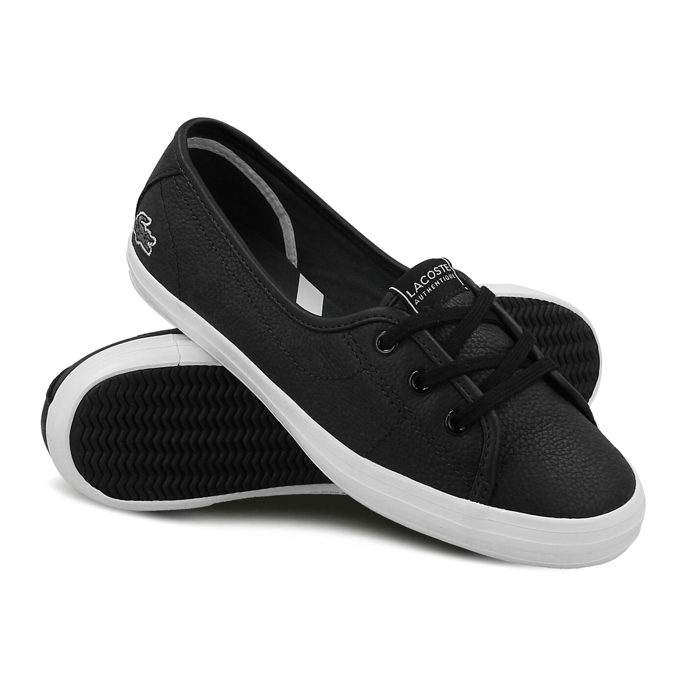 Damskie trampki LACOSTE ZIANE CHUNKY OFF 728spw114302h kolor czarny