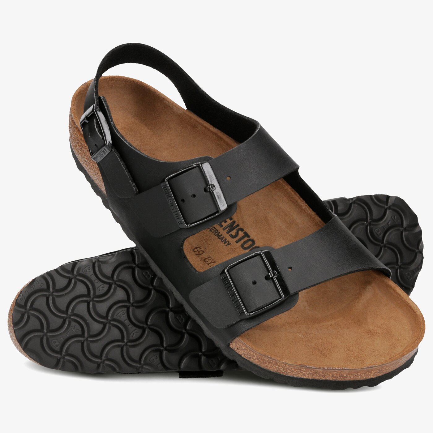 Męskie sandały BIRKENSTOCK MILANO 34791 kolor czarny
