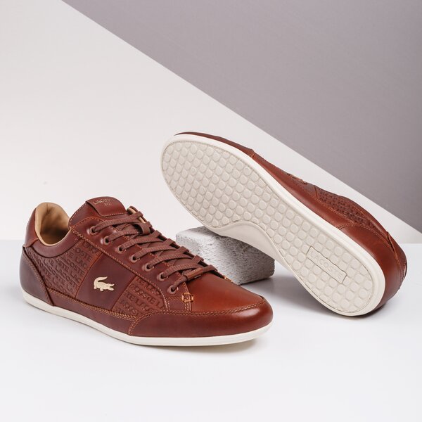 Męskie sneakersy (buty) LACOSTE CHAYMON 120 6 US CMA 739cma0051ak2 kolor brązowy