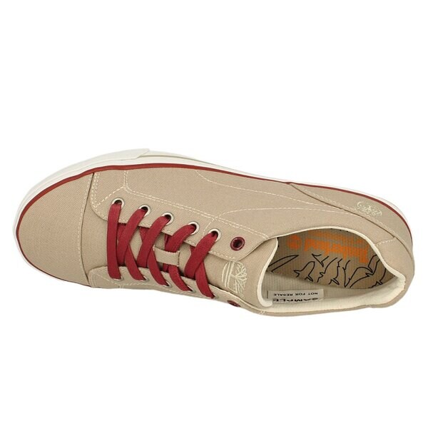 Męskie trampki TIMBERLAND CANVAS CAP TOE OXFORD  5305a kolor beżowy
