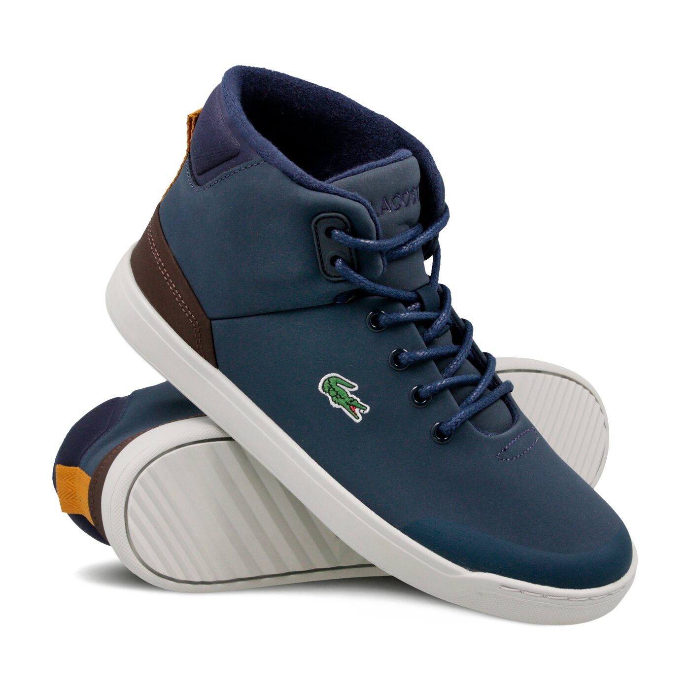 Dziecięce sneakersy (buty) LACOSTE EXPLORATEUR CLASSIC3181 736caj0006nt3 kolor granatowy