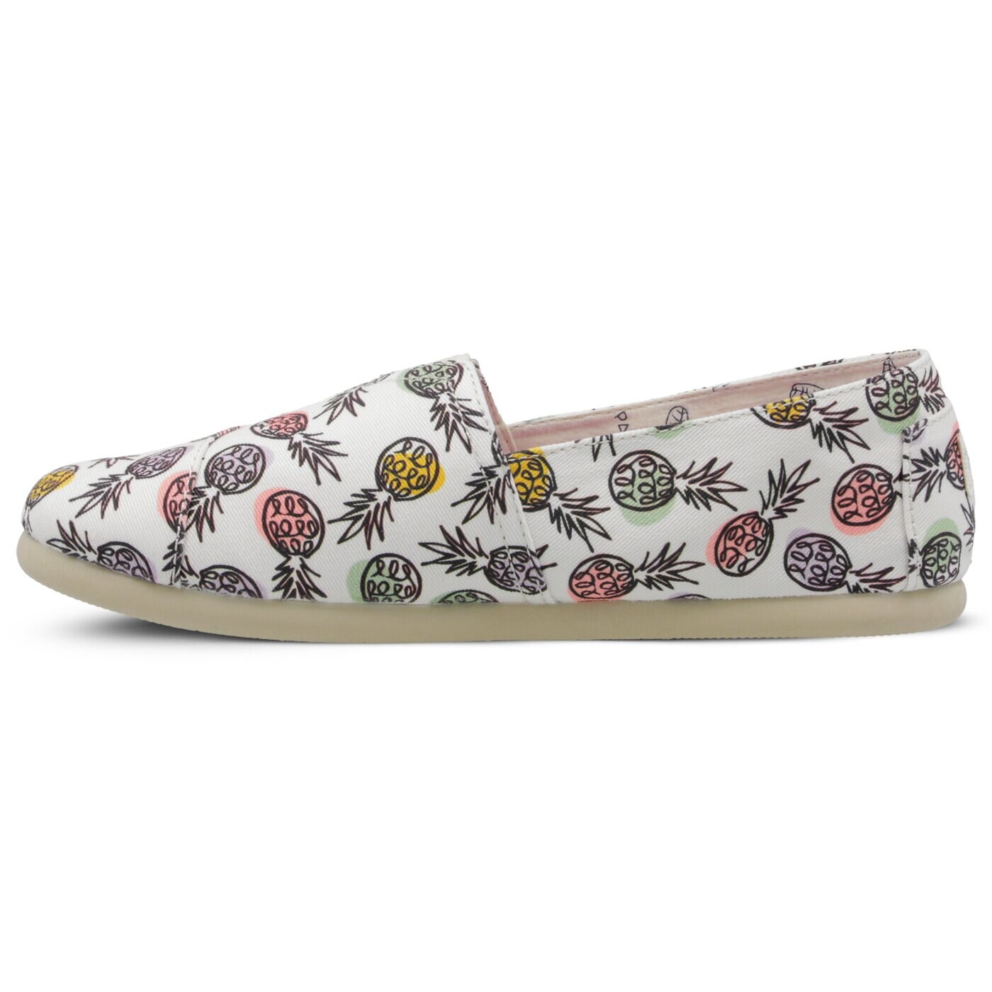 Damskie espadryle PAEZ ORIGINAL GUM CLASSIC PRINT PINEAPPLES 1930501s0009-100 kolor biały