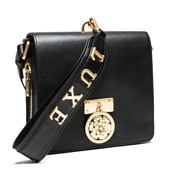 Damska torebka GUESS TORBA ALEXIS CROSSBODY FLAP hwalecl8321bla kolor czarny