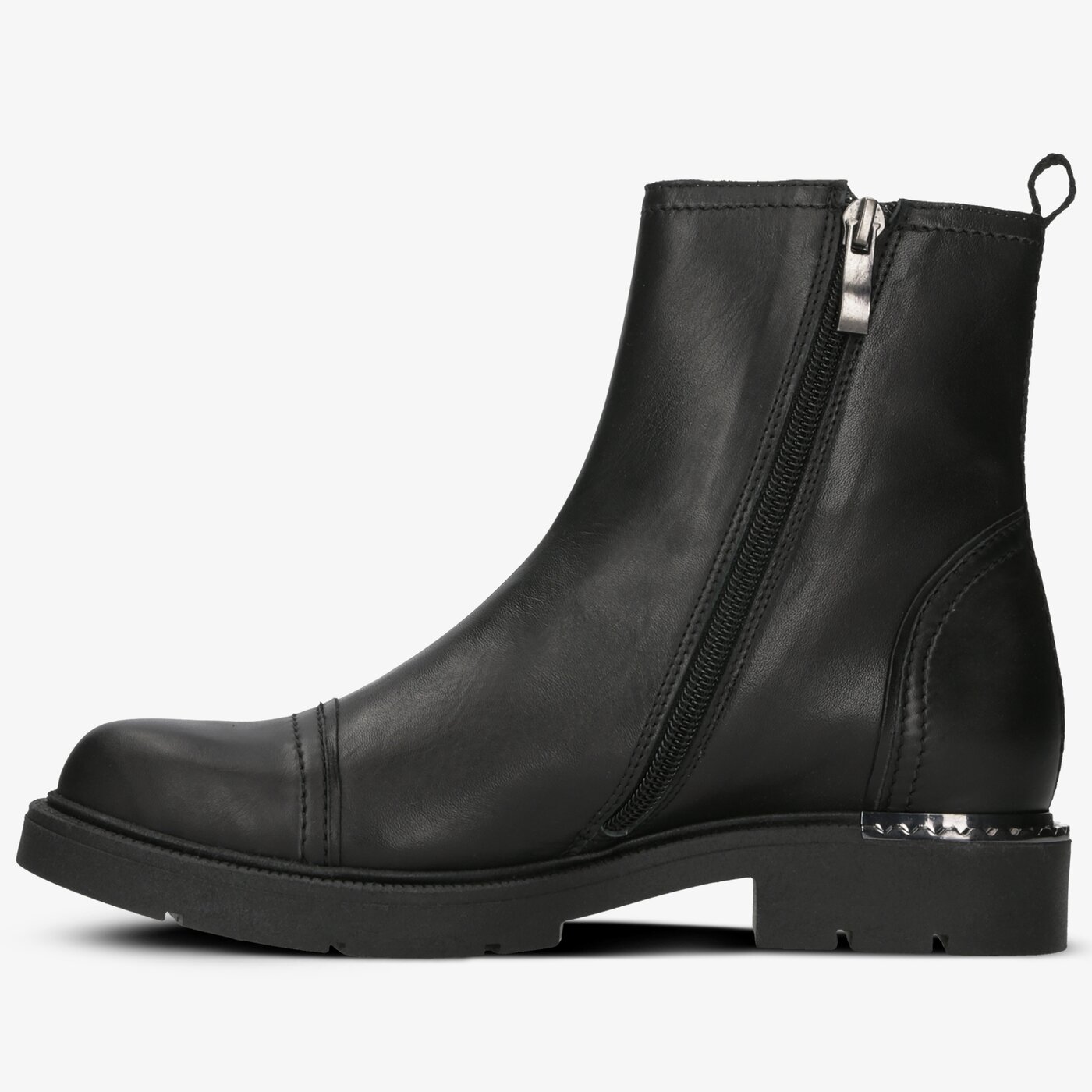 Damskie botki / sztyblety SYMBIOSIS ZIPPY  sywc219023 kolor czarny