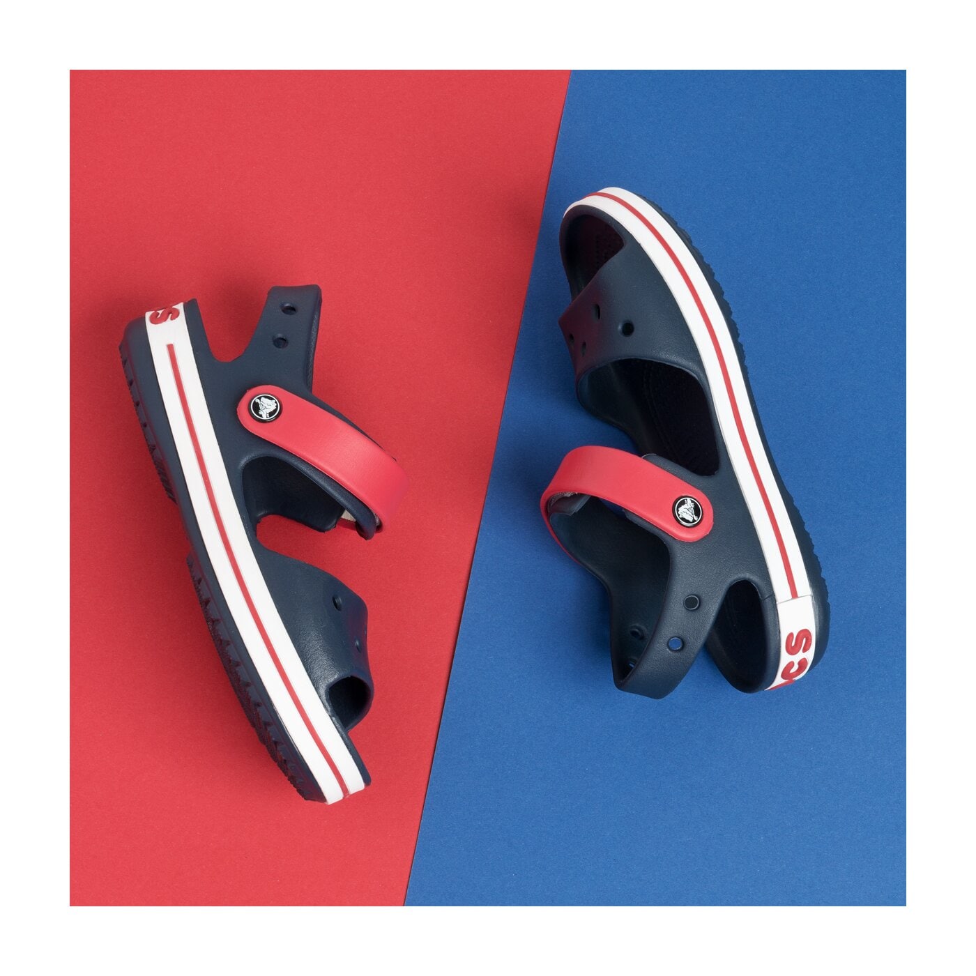 Dziecięce sandały / klapki CROCS CROCBAND SANDAL KIDS 12856485k kolor granatowy