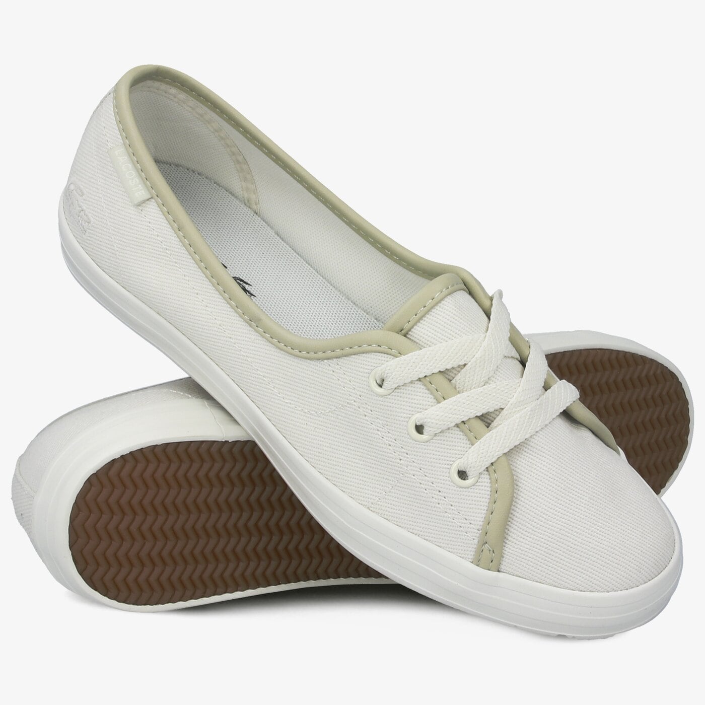 Damskie trampki LACOSTE ZIANE CHUNKY 220 1 CFA 739cfa001818c kolor beżowy