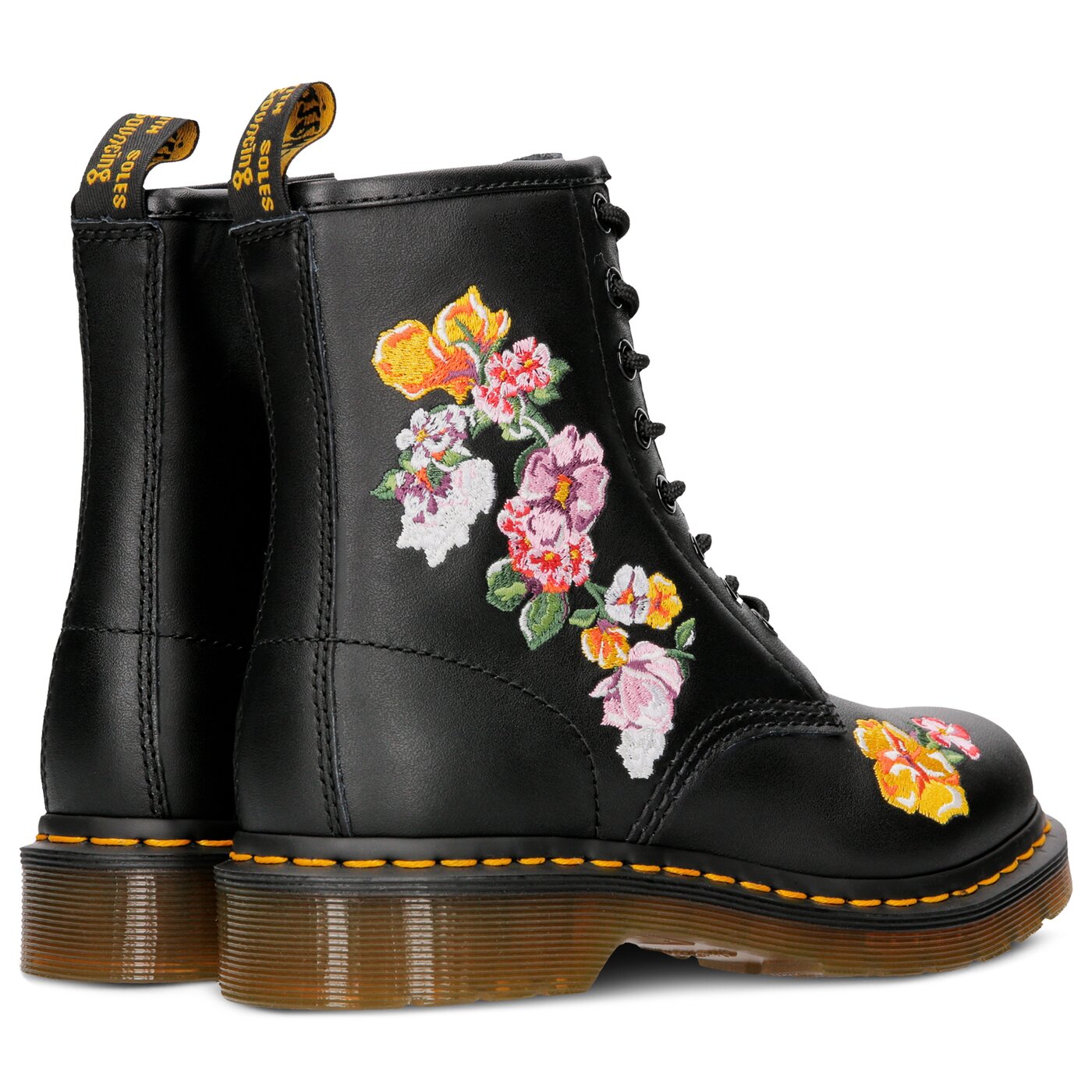 Damskie botki / sztyblety DR MARTENS 8 EYE BOOT 24067001 kolor czarny