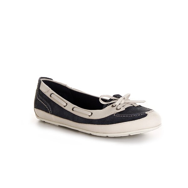 Damskie baleriny (buty) TIMBERLAND EK BOOTHBAY BOAT SHOE 3911r kolor granatowy