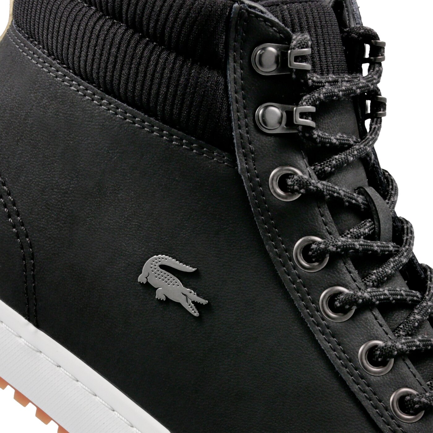 Męskie sneakersy (buty) LACOSTE STRAIGHTSET INSULAC3181 736cam006402h kolor czarny