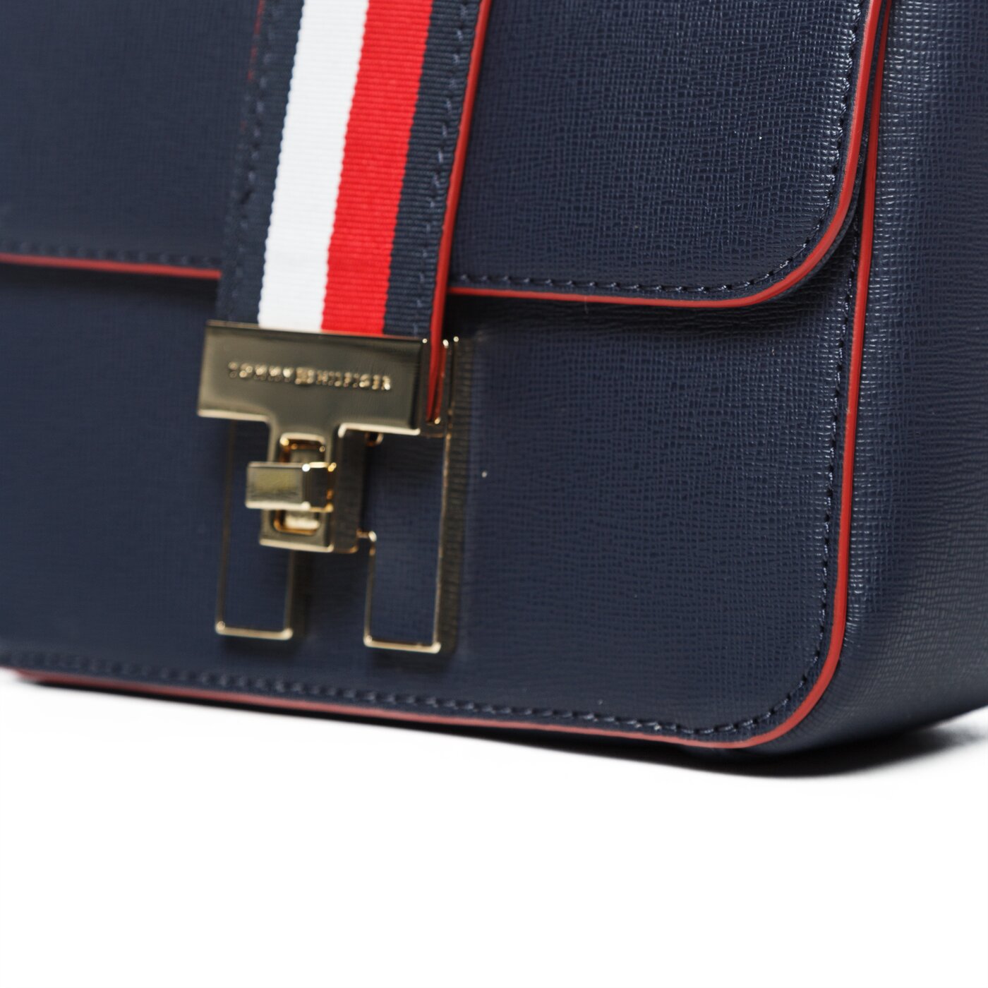 Damska torebka TOMMY HILFIGER TOREBKA HERITAGE MINI XOVER aw0aw05650413 kolor granatowy