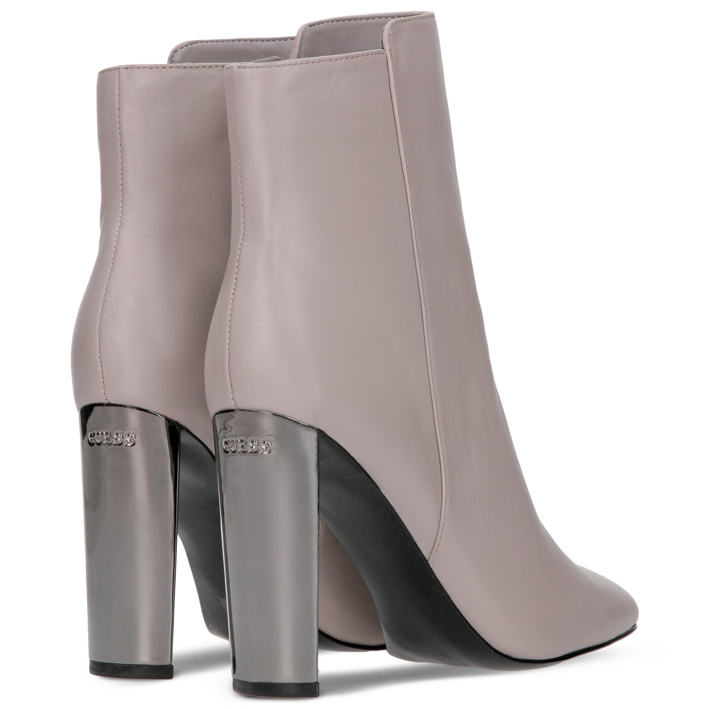 Damskie botki / sztyblety GUESS KITTY flkiy4lea10grey kolor szary