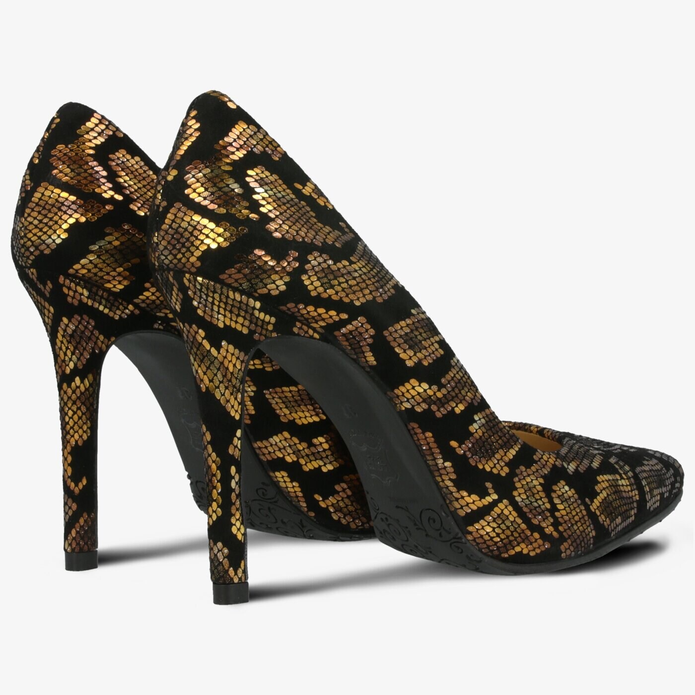 Damskie szpilki / czółenka SYMBIOSIS DANCE WITH ME  sywc219006 kolor złoty