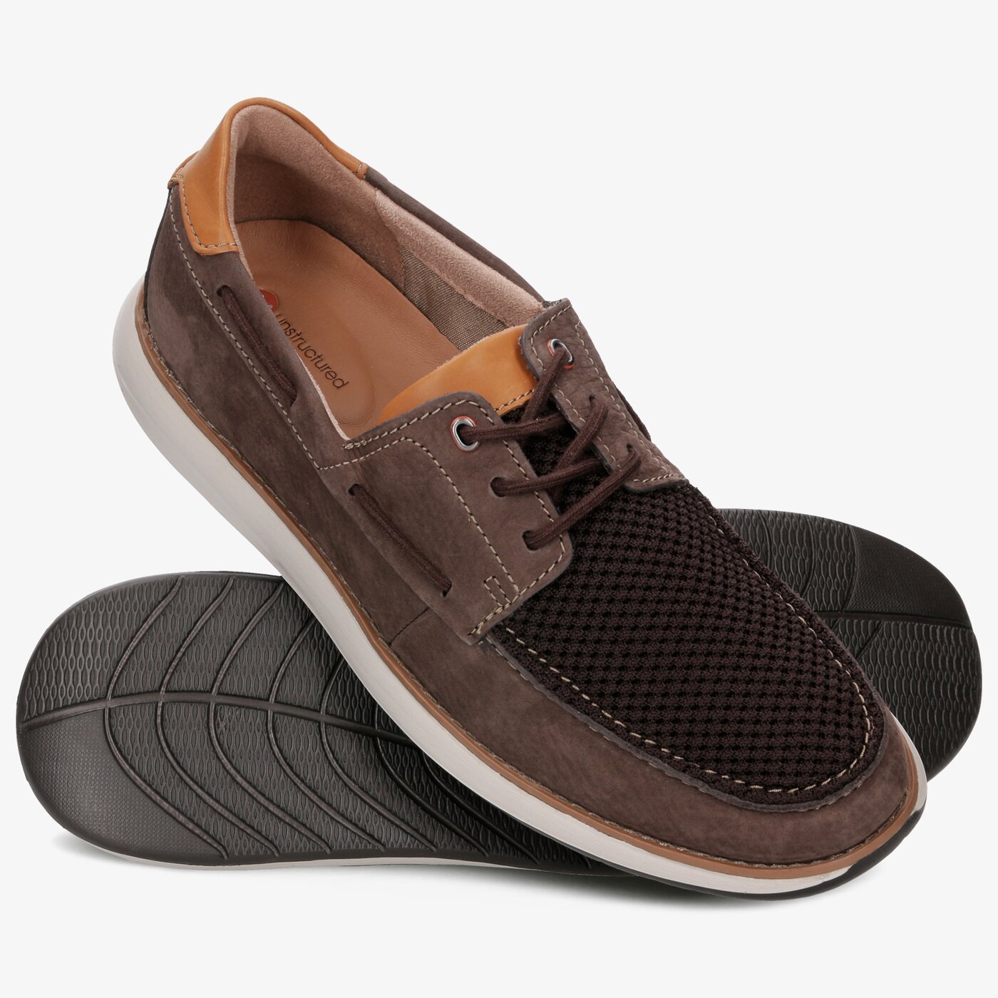 Męskie półbuty CLARKS UN PILOT LACE 26140958 kolor brązowy