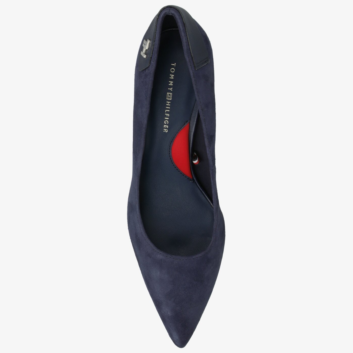 Damskie szpilki / czółenka TOMMY HILFIGER ELEVATED TH HARDWARE PUMP fw0fw04585db9 kolor granatowy