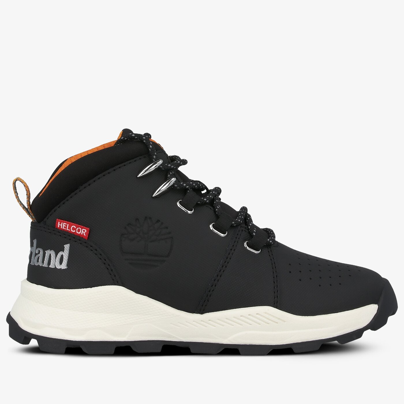 Dziecięce buty outdoor / trekkingowe TIMBERLAND BROOKLYN CITY MID tb0a426p0011 kolor czarny