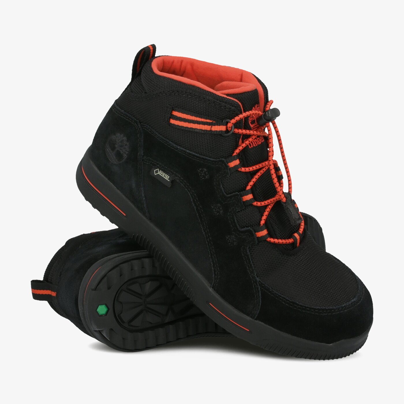 Dziecięce buty outdoor / trekkingowe TIMBERLAND CITY STOMP BUNGEE MID GTX tb0a22nf0151 kolor czarny