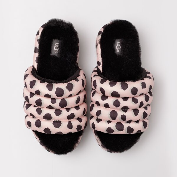 Damskie klapki UGG MAXI SLIDE CHEE.PR 1127074-pink scallop kolor różowy