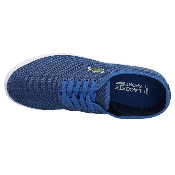 Męskie sneakersy (buty) LACOSTE RENE II MESH PIQ  729spm200811c kolor niebieski