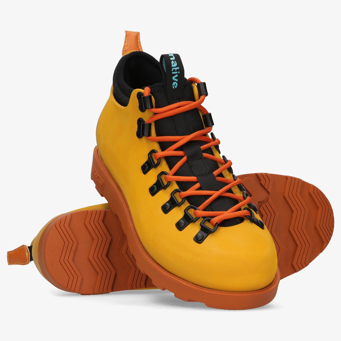 Męskie buty outdoor (trekkingowe) NATIVE FITZSIMMONS CITYLITE 31106800-7470 kolor żółty