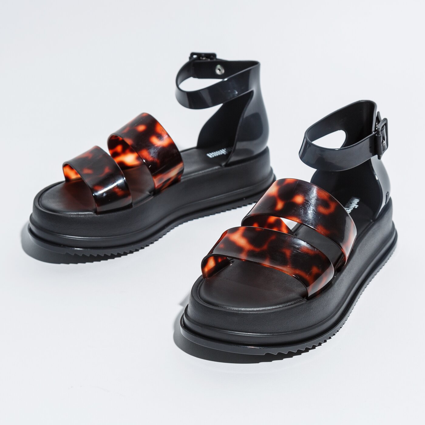 Damskie sandały MELISSA MODEL PLATFORM 32794-52812 kolor czarny