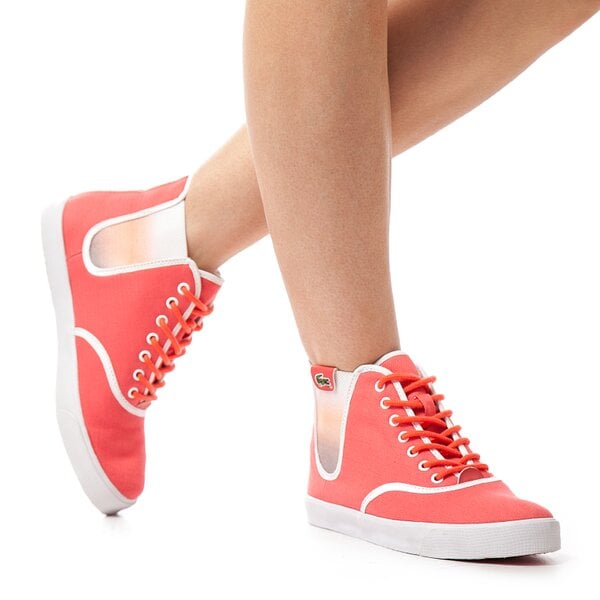 Damskie trampki LACOSTE HELLESDON DDP 725lew4003f50 kolor różowy