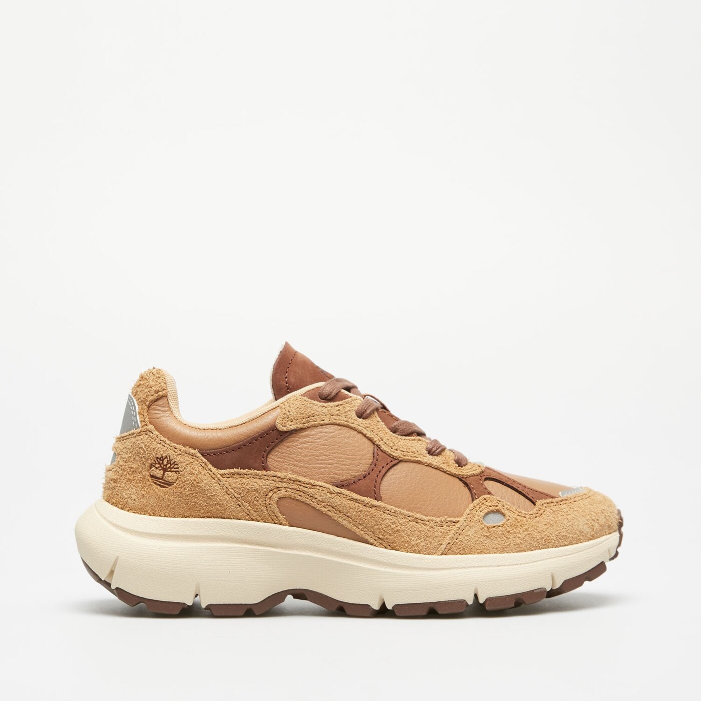 Damskie sneakersy (buty) TIMBERLAND HAZEL LANE LOW LACE UP SNEAKER tb0a42x8em41 kolor brązowy