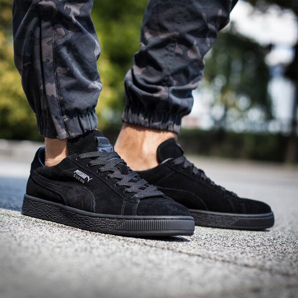 Męskie sneakersy (buty) PUMA SUEDE CLASSIC+ 35263477 kolor czarny