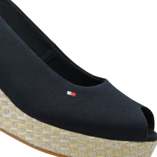 Damskie sandały TOMMY HILFIGER ICONIC ELBA BASIC SLING BACK fw0fw02788403 kolor granatowy