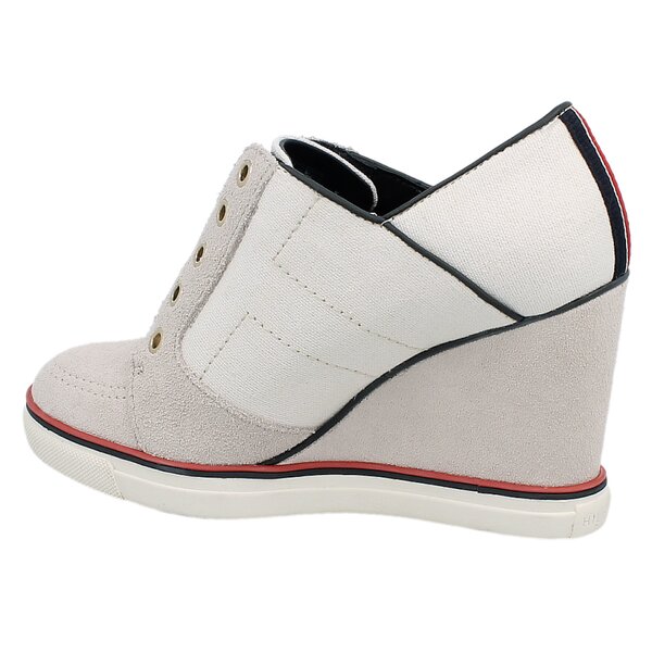 Damskie buty za kostkę TOMMY HILFIGER SAGE 1C  fw56818771100 kolor biały