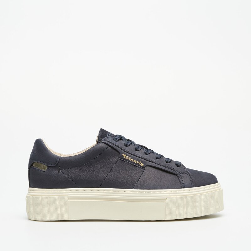 TAMARIS BLACK PLATFORM SNEAKERS 