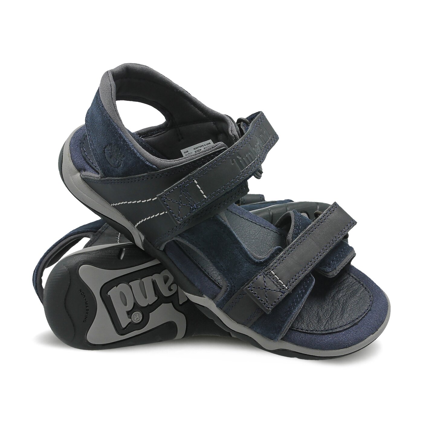 Dziecięce sandały / klapki TIMBERLAND TISBURY 2 STRAP ca1glv kolor granatowy