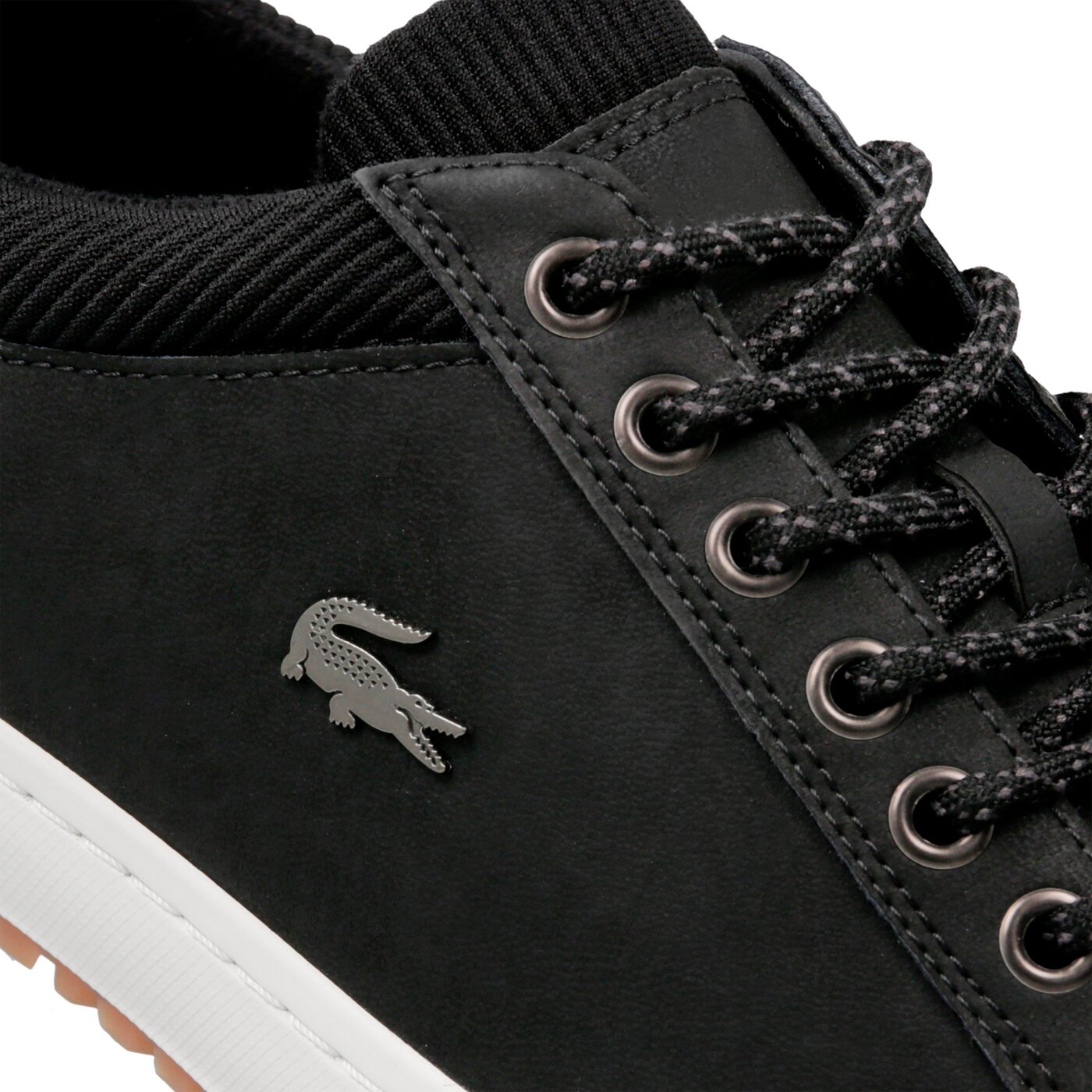 Męskie sneakersy (buty) LACOSTE STRAIGHTSET INSULATE 318 1 736cam0065094 kolor czarny