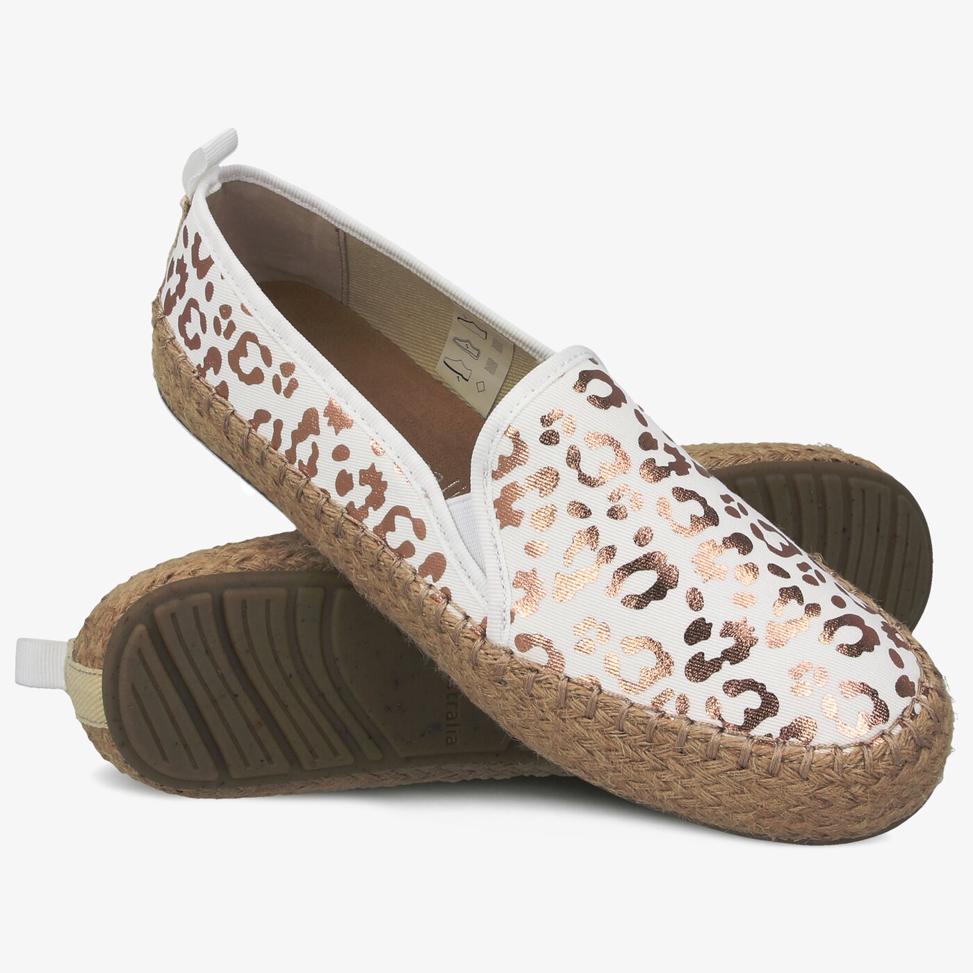 Damskie espadryle EMU AUSTRALIA GUM w11385whiteleopard kolor biały