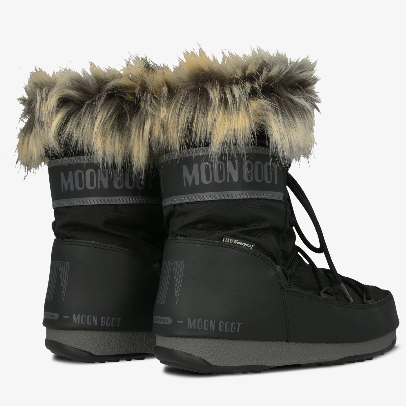 Damskie śniegowce MOON BOOT MONACO LOW WP 2  #24008800001# kolor czarny