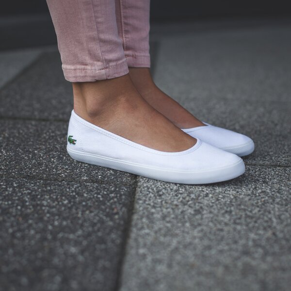 Damskie trampki LACOSTE MARTHE BL 1  732spw0143001 kolor biały